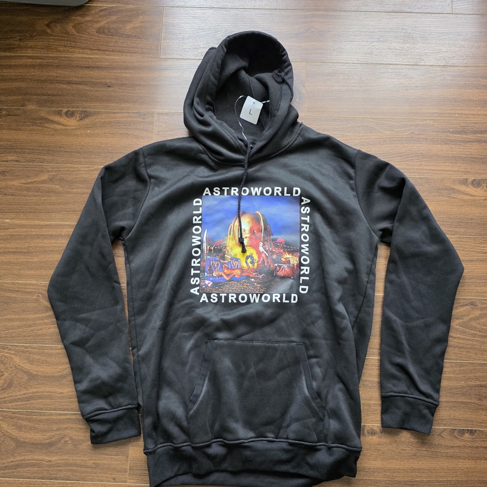 Astroworld Black Hoodie for Men